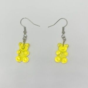 Yellow Gummy Bear Earrings 💛